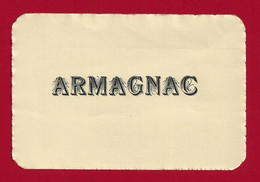 Rare & Superbe étiquette (label) Authentique. ARMAGNAC. Années 20  Toute Simple Mais Significative. - Alcohols & Spirits