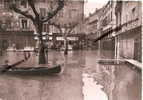 Saone Et Loire - Macon , Vue Aérienne Inondations En 1955, Place Aux Herbes , Ed Photo Cim, Rare - Macon