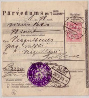 LETTONIE - 1933 -  FORMULAIRE Pour MANDAT De RIGA Pour GULBENE - Lettland