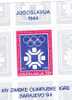Winter-Olympiade Sarajevo 1984 Jugoslawien Block 22 ** 2€ Schneekristall Olympia-Ring Bf M/s Olympic Sheet Of Yugoslavia - Blocs-feuillets