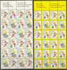 LABEL Canada  Help Crippled Children Help Easter Seals 2 Sheets Of 24 MNH - Fantasy Labels