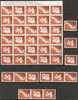 LABEL Canada 1980 Christmas Antituberculose Sheet Of 30+22 Various Options MNH - Fantasie Vignetten