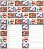 LABEL Canada 1983 Christmas Antituberculose Sheet Of 24 + Sheet Of 8 MNH - Fantasy Labels