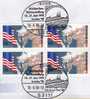 JUVALUX´1998 Luxemburg BRD 1926 VB SST 7€ Offizieller Messebrief Marshall-Plan/USA-Flagge MBrf. 4/98 Sheet Cover Germany - Cartas & Documentos
