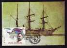 ROMANIA,1992 Very Rare Maxicard Polar Explorer Emil Racovita Expedition Belgica. - Explorers