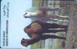 # KOWEIT 21 Two Camels Kd3 Gpt   -animal,chameau,camel-  Tres Bon Etat - Koeweit