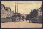CPA  ANCIENNE- FRANCE- SAINT-LEU (95)- PASSAGE A NIVEAU OUVERT ET RUE DE BOISSY- ANIMATION- FINITION TOILÉE- - Saint Leu La Foret