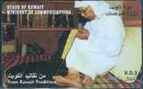 # KOWEIT 23 From Kuwait Tradition - Man Sew Kd3 Gpt   Tres Bon Etat - Koweït