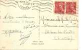 N° Y&t   412   CP   LES SABLES  D'OLONNE    Vers   ST LEU LA FORET Le 05 SEPTEMBRE 1942 - Storia Postale