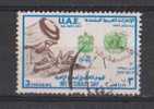 U.A.E. 1977 Used, Intern., Literacy Day, 3D,  Scholar, Education, Book, United Nations Emblem - Emirati Arabi Uniti