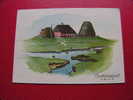 == Deutsche Bauernhöfe  Serie 16 Aquarelle Von R. Nettelhorst Karte 13. Nordfriesland Halig - Farms