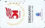 # INDONESIA S386 51 Tahun Kemerdekaan Republik Indonesia 100 Tamura 08.96  Tres Bon Etat - Indonesia