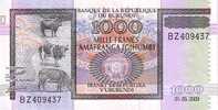 BURUNDI   1 000 Francs  Daté Du 01-05-2009     ***** BILLET  NEUF ***** - Burundi