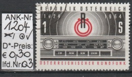 1.10.1964 -  SM  "40 Jahre Rundfunk In Österreich"  -  O  Gestempelt  -  Siehe Scan  (1204o 03) - Gebraucht