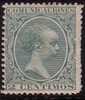 Edifil 213* Nuevo Alfonso XIII Pelon 2 Cts Verde Catalogo 7 Eur - Unused Stamps