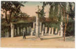 CPA SETIF - JARDIN D'ORLEANS - RUINES ROMAINES ET BUSTE DU DUC D'ORLEANS - Setif