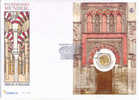 Espagne 2010 FDC " La Mosquée De Cordoue Et Monnaie De L´euro " Bloc Nouveaute - Moscheen Und Synagogen