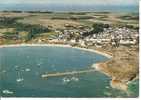 ILE DE GROIX ..VUE AERIENNE LE PORT ET LE VILLAGE DE LOCMARIA - Groix