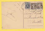 279+337 Op Kaart Met Sterstempel (Relais) * LONGLIER * - 1932 Ceres Und Mercure