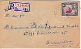 KUT  1952   Registered Letter  From Manyoni To Dar Es Salaam  Manuscript Registration Label - Kenya, Uganda & Tanganyika