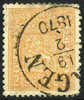 Norway #12 XF Used 2s Orange Lion From 1867 - Gebruikt