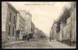 CPA  ANCIENNE- FRANCE- SAINT-BICE-SOUS-FORET (95)- LA RUE DE PARIS AVEC BELLE ANIMATION- ATTELAGES - Saint-Brice-sous-Forêt