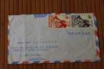 LETTRE COVER AOF AFRIQUE OCCIDENTALE  FRANCAISE   Oblitération Manuelle Timbres AOF 1 TOUCHé  PAR AVION - Storia Postale