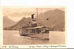 Lac D´Annecy. - Le Vapeur "France", Duingt Et Montagnes D'Entrevernes.(Bateau) - Duingt