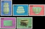 1974 Ancient Chinese Art Treasures Stamps - Song Porcelain Lotus Flower - Porselein