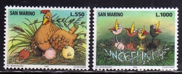 REPUBBLICA DI SAN MARINO 1996 UNICEF 50° ANNIVERSARIO ANNIVERSARY SERIE COMPLETA COMPLETE SET MNH - Neufs