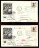 Canada Scott # 396 Education. Two Misaddressed FDC With Multiple Rerouting And Directory 6 Hand Stamp On One - 1961-1970