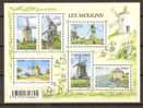 MOULINS / FRANCE 2010 / BLOC De 6 Timbres Neuf** (façiale 3.36 Euros) Yt 4485/4490 Cote 2019 = 11.00 - Molens