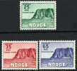 Norway B59-61 XF Mint Never Hinged North Cape Semi-Postal Set From 1957 - Unused Stamps