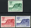 Norway B59-61 XF Mint Never Hinged North Cape Semi-Postal Set From 1957 - Nuevos
