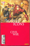 MARVEL-ICONS  N° 27 "  CIVIL WAR "  DE JUILLET 2007 - Marvel France