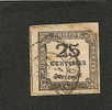 FRANCE  -  TAXE N°  5 - Ob - Cote 65 Euros (16,25 Euros) - 1859-1959 Gebraucht