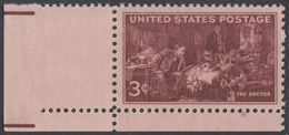 !a! USA Sc# 0949 MNH SINGLE From Lower Left Corner - Doctor´s Association - Unused Stamps