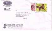 E198 - INDIA LETTER TO ITALY - Storia Postale