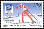 Andorra Francesa 441 ** Esqui De Fondo. 1994 - Unused Stamps