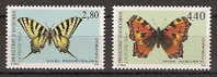 Andorra Francesa 451/452 ** Fauna. Mariposas. 1994 - Unused Stamps