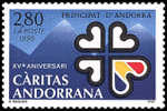 Andorra Francesa 456 ** Caritas. 1995 - Unused Stamps