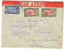 LETTRE DE DAKAR AVION POUR LA GIRONDE 1934 - Other & Unclassified