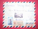 Guadeloupe Lettre Recommandée Deshaies 1957 ( Distribution ) - Briefe U. Dokumente