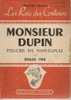 E.A  POE - MONSIEUR DUPIN  - ED. DE MONTSOURIS - Sans Date - Fantásticos