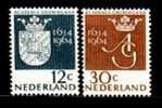 NEDERLAND 1964 MNH Stamp(s) University 816-817 #146 - Neufs