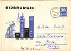 Chimie ,Chemestry  1959 Siderurgy Stationery Cover Sent To Mail Romania Rare RRR!. - Química