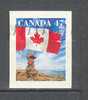 Canada 2000 Mi. 1944   47 C Canadian Flag Imperf. Booklet Stamp - Postzegels