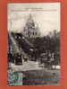 75 PARIS MONTMARTRE SQUARE SAINT PIERRE ET LE FUNICULAIRE Attelage Dilligence   TRAMWAY CPA  Année 1905  Animée - Transporte Público