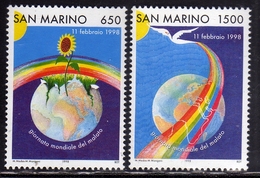 REPUBBLICA DI SAN MARINO 1998 GIORNATA DEL MALATO SICK DAY SERIE COMPLETA COMPLETE SET MNH - Neufs