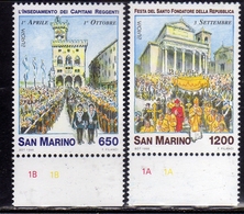 REPUBBLICA DI SAN MARINO 1998 EUROPA UNITA CEPT SERIE COMPLETA COMPLETE SET MNH - Unused Stamps